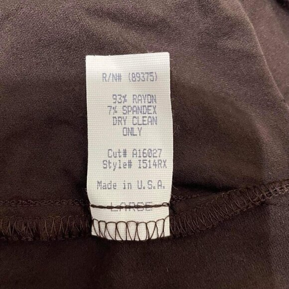 Sky Size Large Halter Brown Dress Embellished Ruched - Picture 7 of 7